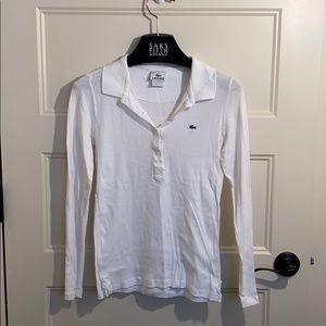 Lacoste long sleeve shirt size 38